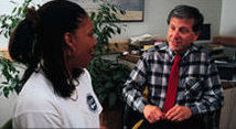 Student with Counselor