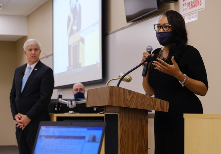 Town Hall with Dr. Bonahue, Suffolk County Community College