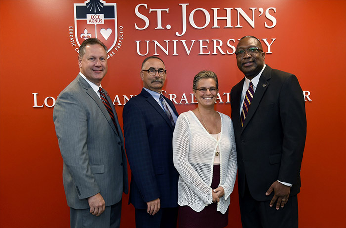 Dr. McKay Supports Opening of St. John's L.I. Graduate Center