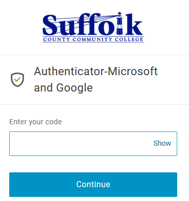 Google Authenticator screenshot