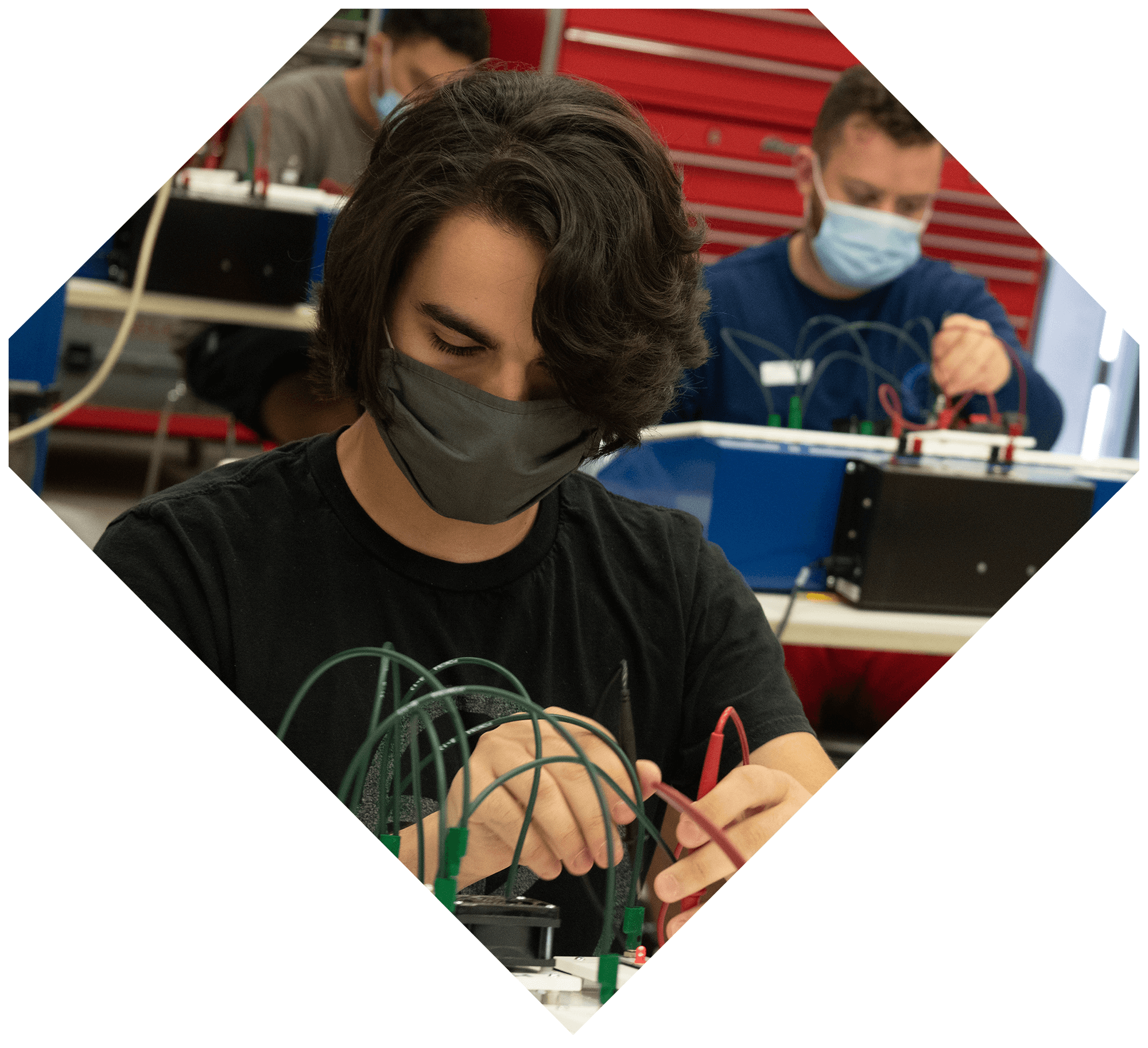 Photo of Auto Tech student.