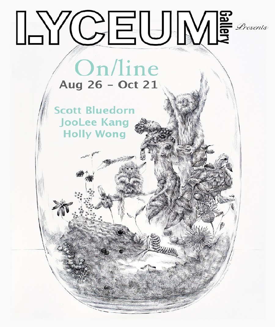 On/Line artshow flyer