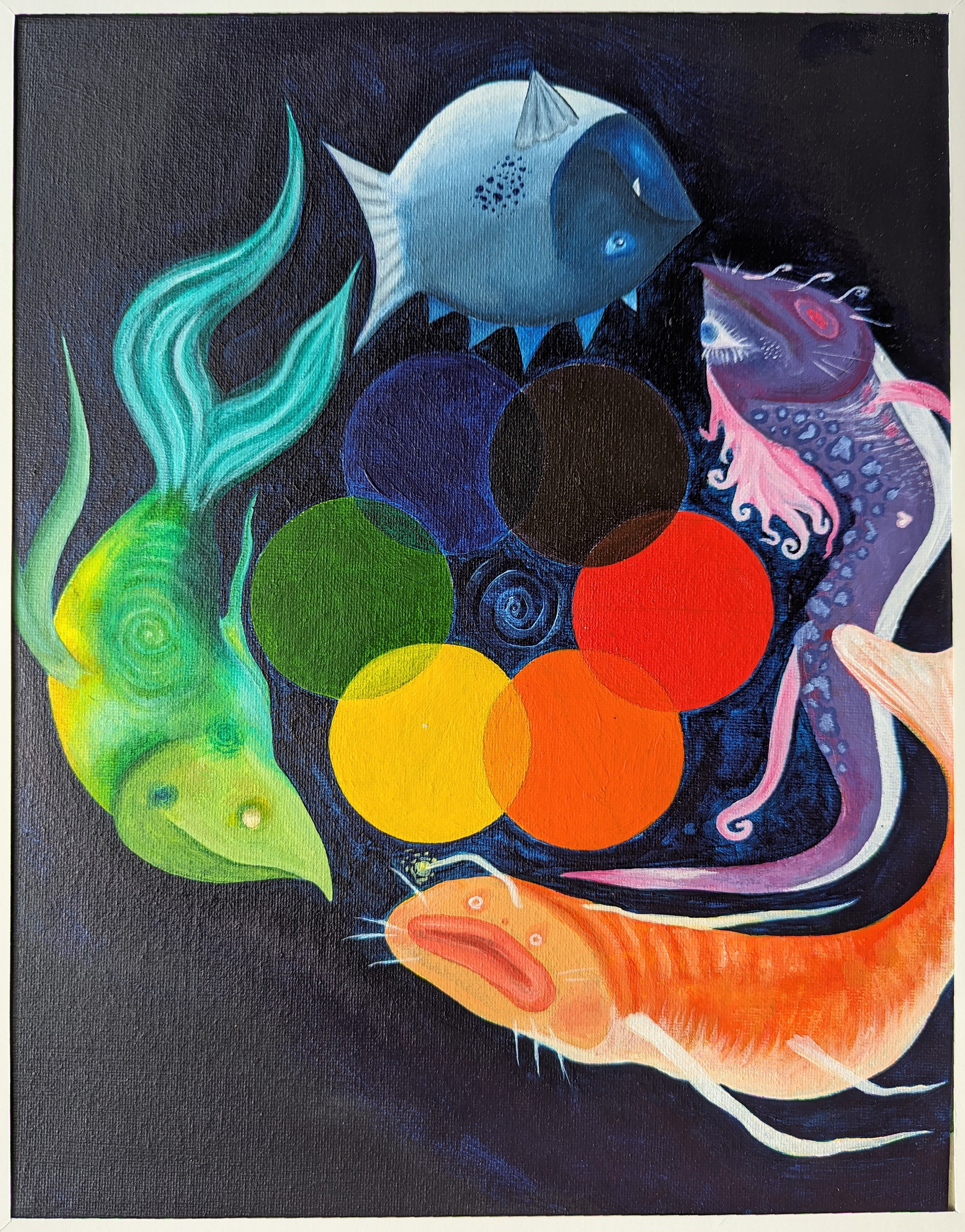 Thea Morse, 14 x 11, acrylic on board