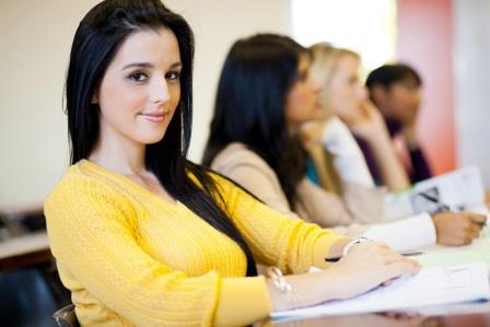 Student smiling