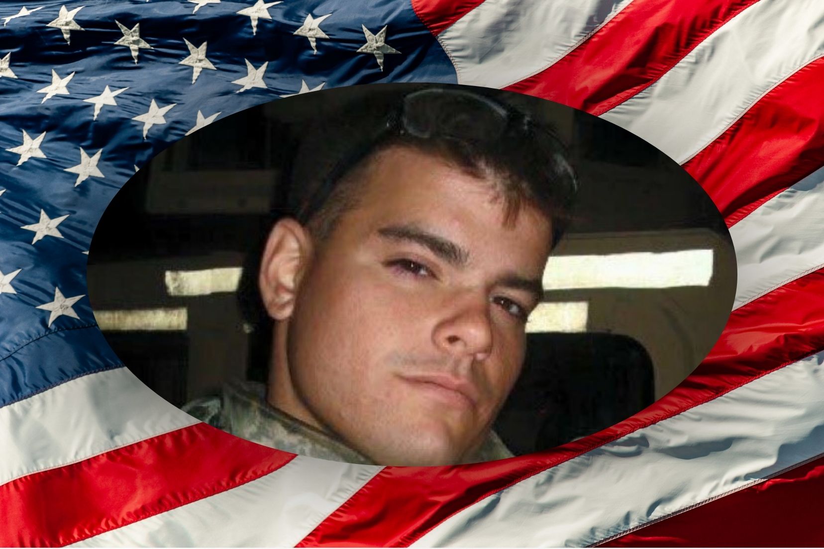 American Flag waving