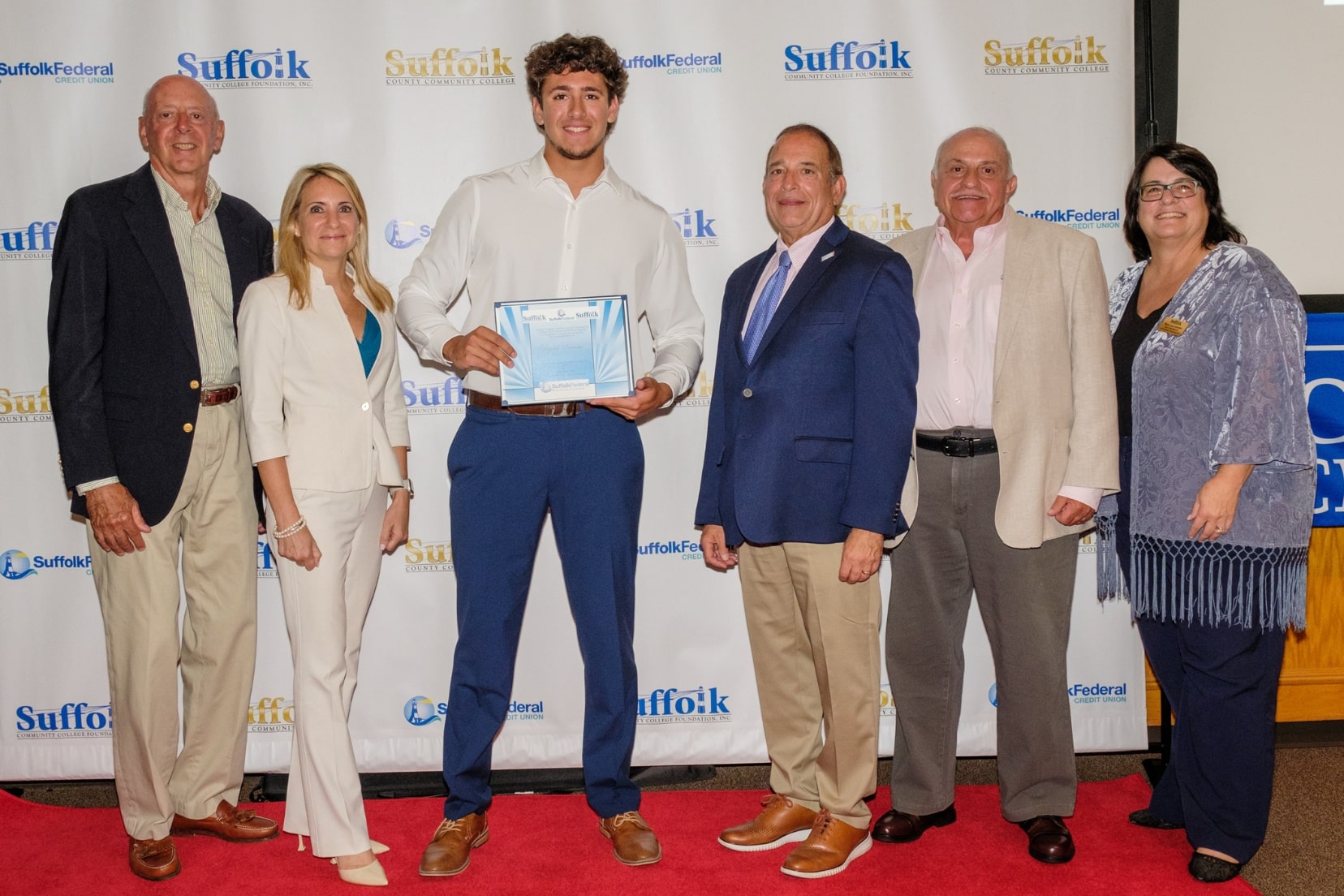 Image of a student graduating at SUNY Suffolk