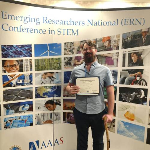 Austin DeMurley captured second place at the Emerging Researchers National Conference in STEM held in Washington, D.C. earlier this month.