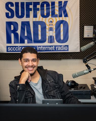  Radio and Television Production major Christian Gonzalez