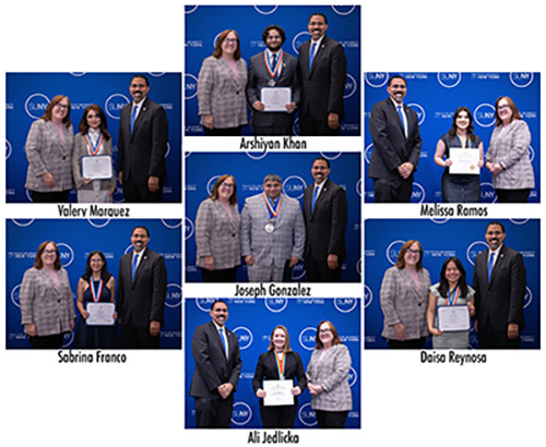Suffolk County Community College students have been recognized for extraordinary academic and leadership achievement. High-res photos can be viewed at: https://photos.app.goo.gl/LF5AY36Burj1Qbuj6