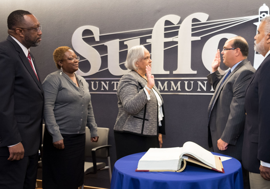 Coverdale Swearing as Suffolk County Community College BOT