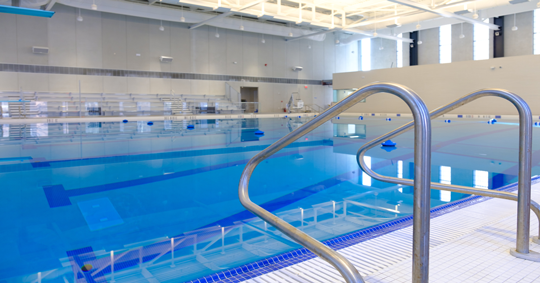 Suffolk County Community College's Eastern Campus Health and Wellness Center Pool