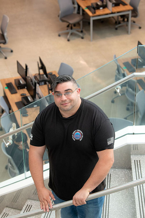 Joseph Gonzalez, a resident of West Babylon, was named New York State’s 2024 New Century Transfer Scholar and is a recipient of the prestigious 2024 Pierce Scholarship. View high res-photo at https://photos.app.goo.gl/BDc1ExcnX5sz5rNQ7