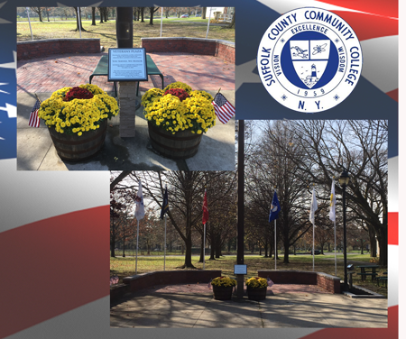 Veterans Plaza at the Michael J Grant Campus in Brentwood.