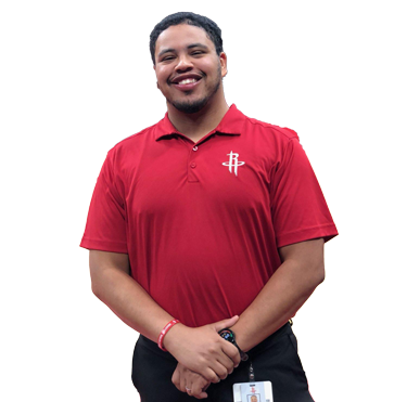 Houston Rockets Membership Sales Executive and 2015 Suffolk County Community College graduate Bobby Mainor